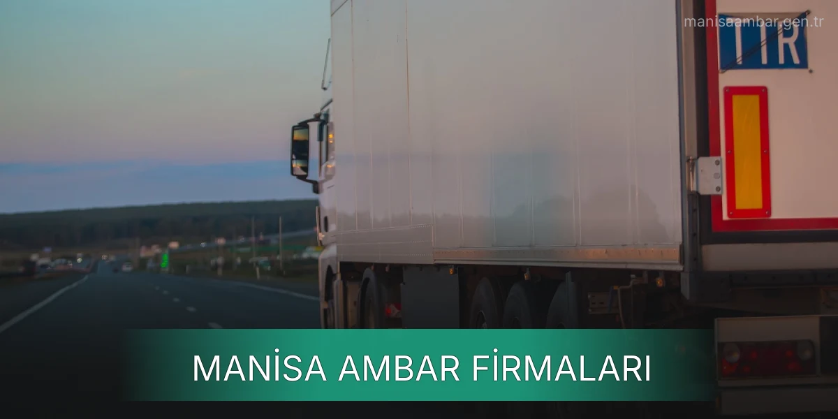 İstanbul Manisa Ambar Firmaları